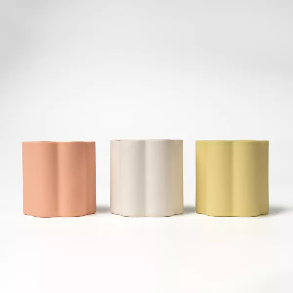 Đế nến gốm sứ hoa nghệ thuật