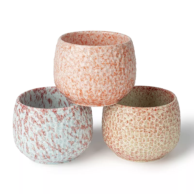 Giá đỡ nến bằng gốm Crackle Glaze