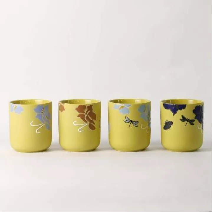 Chân nến nghệ thuật vẽ tay hoa thì thầm