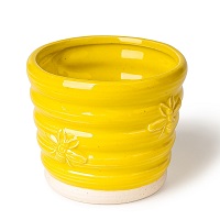 Beeswax Ceramic Candle Jar