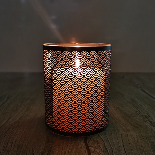 Black Metal Candle Holder